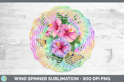 GorgeousFlowers 03 Tie Dye Wind Spinner design.