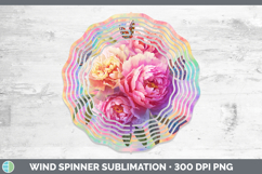 GorgeousFlowers 03 Tie Dye Wind Spinner design.