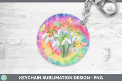 GorgeousFlowers 03 Tie Dye Keychain design.