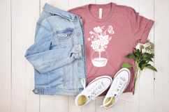 Paper cut flowers / Flowers SVG File Product Image 3