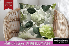 Floral Pillow Sublimation - Sping Flowers Pillow Cover PNG Product Image 1