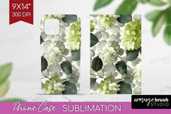 Floral Phone Case PNG - Sping Flowers Case PNG Sublimation Product Image 1