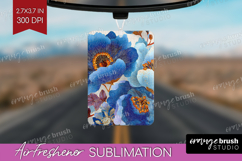Floral Air Freshener PNG - Sping Flowers PNG Sublimation Product Image 1
