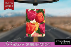 Floral Air Freshener PNG - Sping Flowers PNG Sublimation Product Image 1