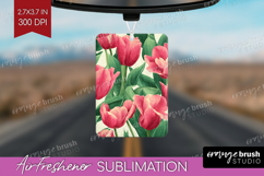 Floral Air Freshener PNG - Sping Flowers PNG Sublimation Product Image 1