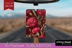 Floral Air Freshener PNG - Sping Flowers PNG Sublimation Product Image 1