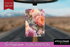 Floral Air Freshener PNG - Sping Flowers PNG Sublimation Product Image 1
