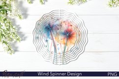 Floral Wind Spinner | Dandelions Sublimation Product Image 1