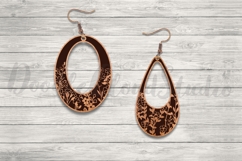 Floral Earring Pendant SVG File for Laser Cut and Glowforge. Product Image 3