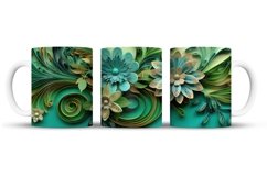 Flowers 3D Mug Wrap Sublimation Designs, 3d Mug, Flowers Png