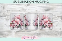 Flowers Sublimation Mug Product Image 1