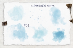 Watercolor Flowers clipart big set Product Image 10