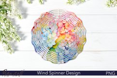 Floral Wind Spinner | Beautiful Flowers Print PNG Design Product Image 1