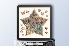 Flowers and Butterfly Spring Shadow Box Product Image 2