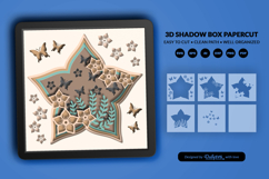 Flowers and Butterfly Spring Shadow Box Product Image 3