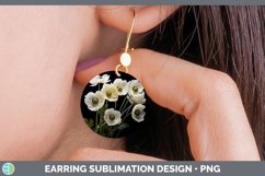 GorgeousFlowers Round Earrings design.