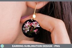 GorgeousFlowers Round Earrings design.