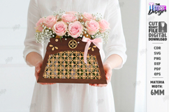 Flowers Basket Laser Cut Bundle | Bouquet Holder | Gift Idea Product Image 2
