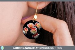 GorgeousFlowers Round Earrings design.