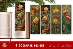 Flowers Bookmark Sublimation Floral Printable Product Image 1