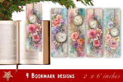 Flowers Bookmark Sublimation Floral Printable Product Image 1