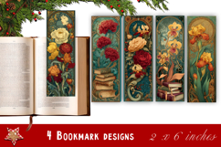 Flowers Bookmark Sublimation Floral Printable Product Image 1