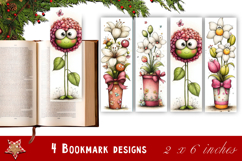 Flowers Bookmark Sublimation Floral Printable Product Image 1