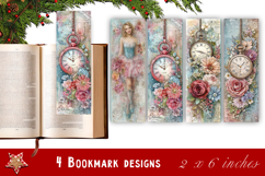 Flowers Bookmark Sublimation Floral Printable Product Image 1