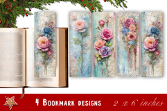 Flowers Bookmark Sublimation Floral Printable Product Image 1