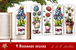 Flowers Bookmark Sublimation Floral Printable Product Image 1