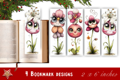 Flowers Bookmark Sublimation Floral Printable Product Image 1