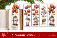 Flowers Bookmark Sublimation Floral Printable Product Image 1