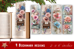 Flowers Bookmark Sublimation Floral Printable Product Image 1