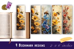 Flowers Bookmark Sublimation Floral Printable Product Image 1