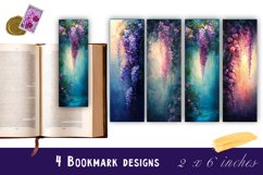 Flowers Bookmark Sublimation Floral Printable Product Image 1