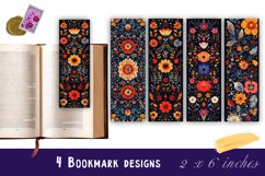 Flowers Bookmark Sublimation Floral Printable Product Image 1