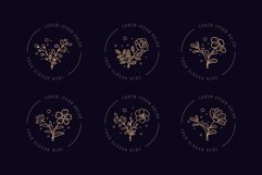 Flowers & Branches Stylish Logo Templates Product Image 1