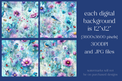 Fantasy Patterns, Flowers Birds Hummingbirds Pollinators, s1 Product Image 2
