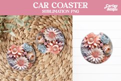Flowers Car Coaster