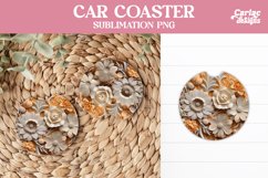 Flowers Car Coaster