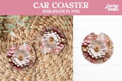 Flowers Car Coaster