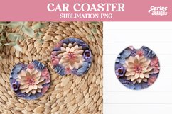 Flowers Car Coaster