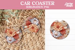 Flowers Car Coaster