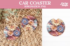 Flowers Car Coaster