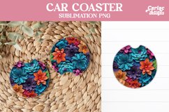 Flowers Car Coaster