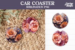 Flowers Car Coaster