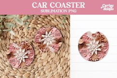 Flowers Car Coaster