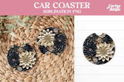 Flowers Car Coaster