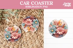 Flowers Car Coaster