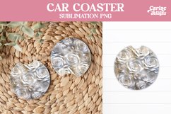 Flowers Car Coaster
